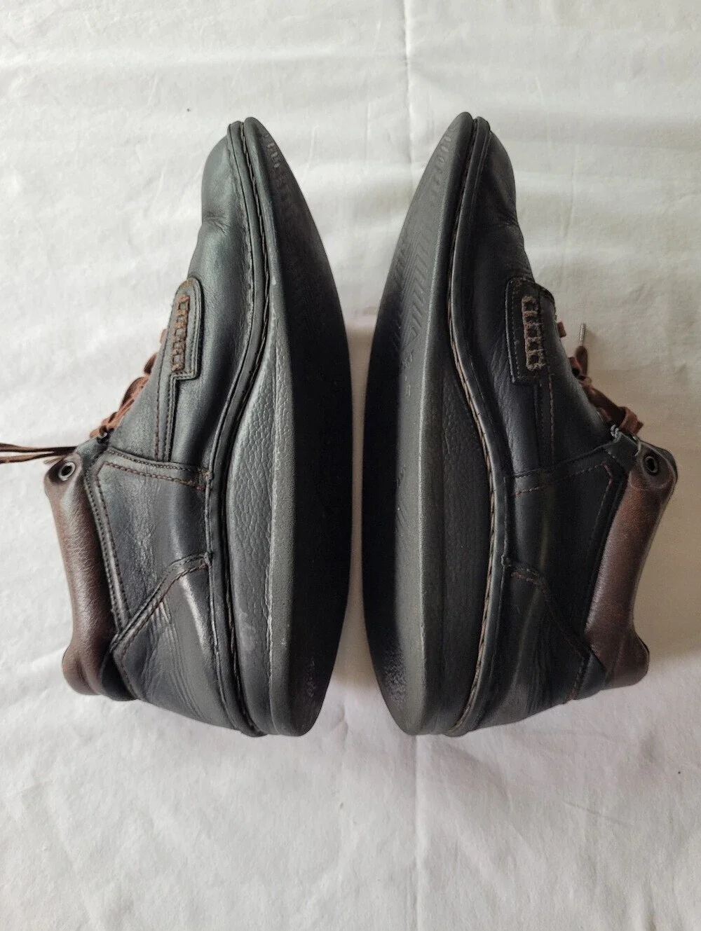 Finn Germany Men's Black Leather Casual Lace-Up Shoes Comfort Orthotic Size 41hi